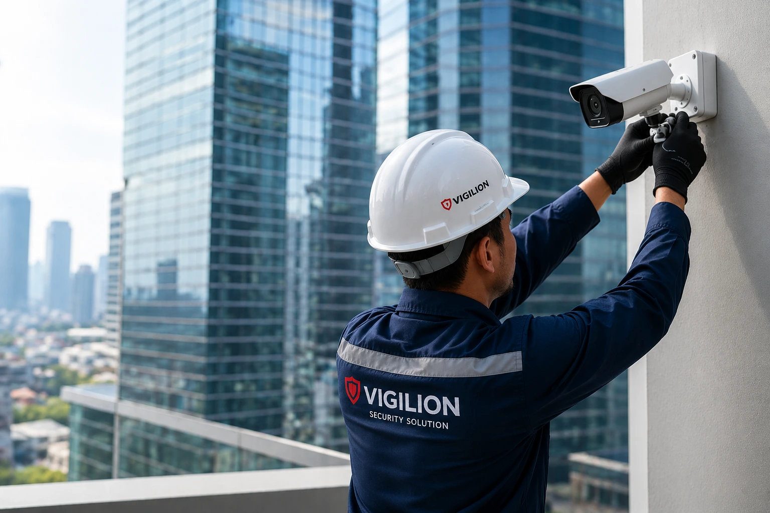 Tim Teknisi Instalasi CCTV Vigilion