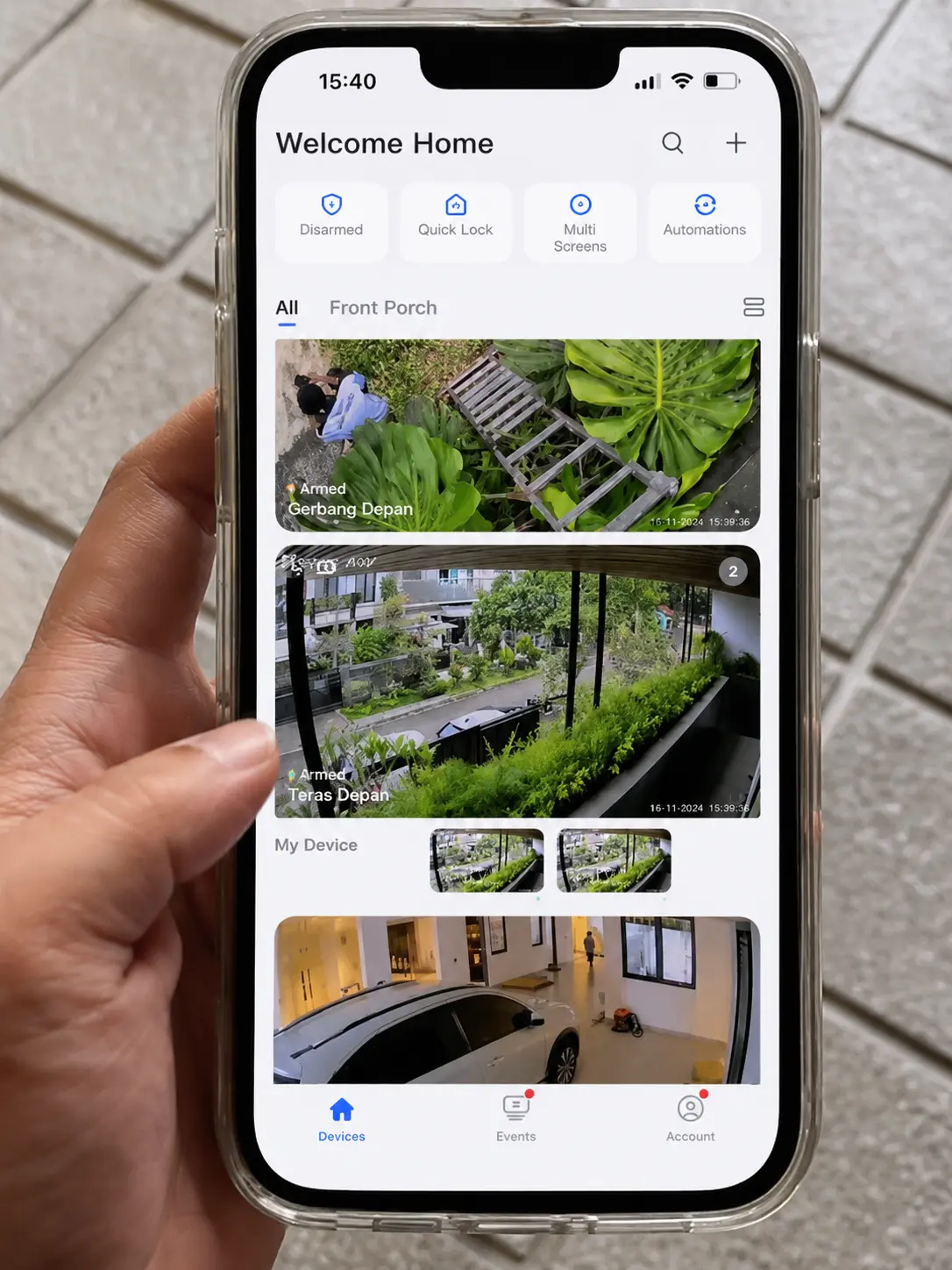 Setting CCTV ke Smartphone