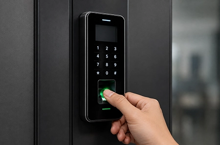 Fingerprint Access Door