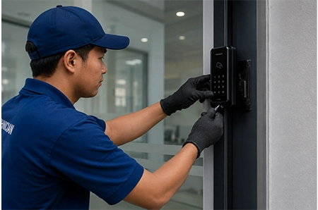 Survey lokasi pemasangan Access Door