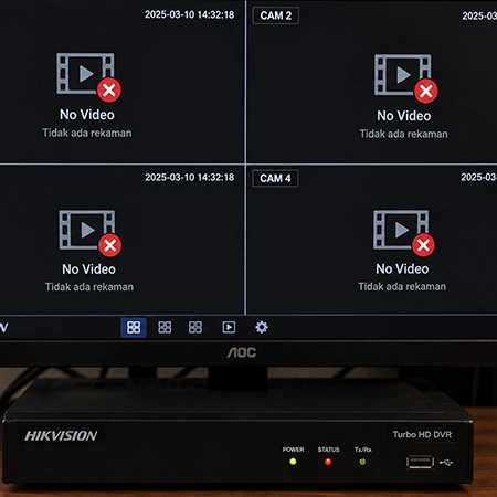 CCTV Kehilangan Rekaman, Apa Penyebabnya