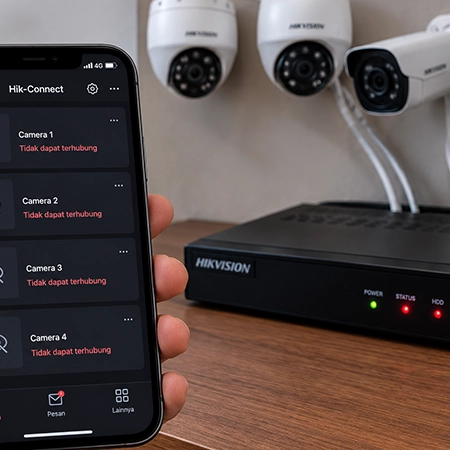 CCTV Offline di HP Padahal Internet Normal
