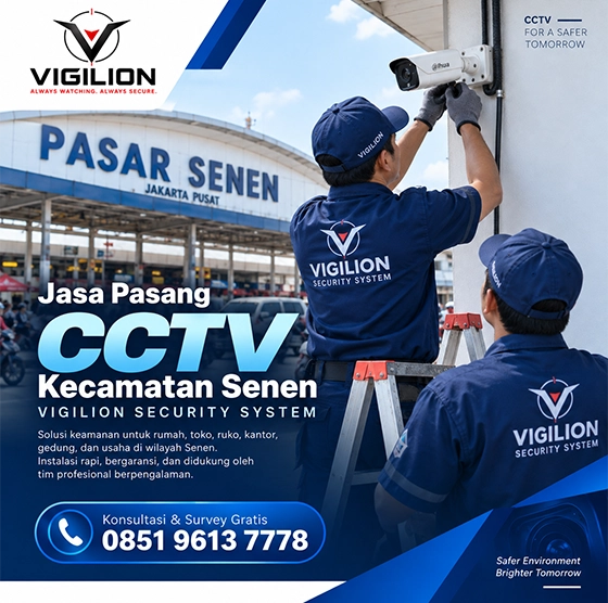 Jasa Pasang CCTV Senen Jakarta Pusat
